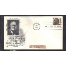 FDC Art Craft 1284 6c Franklin D. Roosevelt (Cachet-Label/A) CV40741