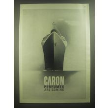 1945 Caron Perfume Advertisement - Caron Perfumes are Coming