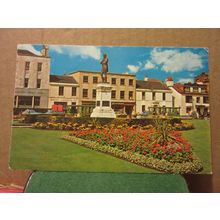BURNS STATUE SQUARE, AYR, Ayrshire used postcard 1980 pm =