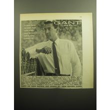 1958 Gant of New Haven Shirts Ad - Properly flared.. the button down collar