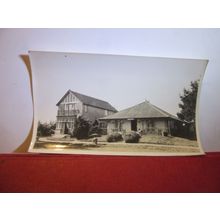 UNKNOWN HOUSE AND BUNGALOW vintage photograph 1930s =