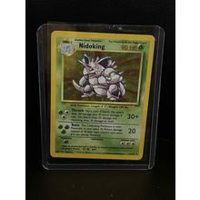 Nidoking - 11/102 - Holo Rare - Unlimited Edition Base Set Pokemon Trading Card