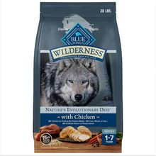 Blue Buffalo Wilderness Natural High-Protein Dry Food for Adult Dogs, Chicken Re