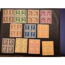 ICOLLECTZONE US 704-15 Blocks less 706-07 VF NH