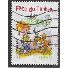 FRA 2002 46c 'STAMP DAY' FINE USED (EBID55-610)