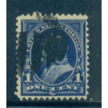 Used 264 1c Benjamin Franklin Barely Clears M02753