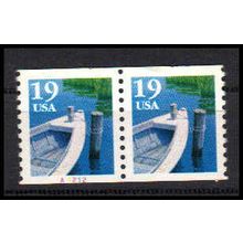 2529 19c Fishing Boat Very Fine MNH CNP Left A1212 PA1246