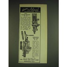 1948 Lyman Ad - Ideal Powder Measure No. 55 & Lubricator and Sizer No. 45