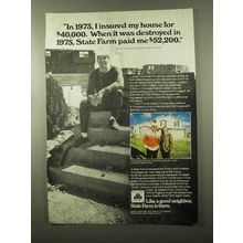 1976 State Farm Insurance Ad - I Insured My House
