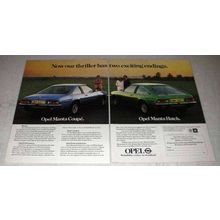1979 Opel Manta Coupe and Manta Hatch Ad - Our Thriller