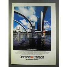1979 Ontario Canada Ad - Make a Splash