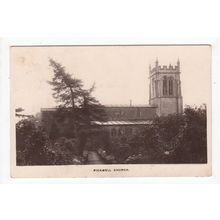 The Church Pickwell Postcard 1919 RP Leicestershire