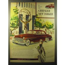 1950 Chrysler New Yorker Ad - The beautiful 1950 Chrysler New Yorker