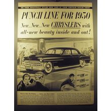 1950 Chrysler New Yorker Ad - Punch line for 1950