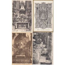Rocamadour Notre Dame De Dijon 4x Religious French Postcard s