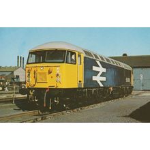 Class 56 no 56098 Train at Doncaster Station in 1981 Postcard