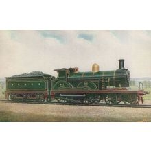 SE & C Class B1 4-4-0 H Victorian Wainwright Train Old Postcard