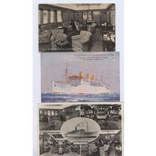 P&O Strathnaver Interior Passenger On Cruise Board Ship 3x Postcard s