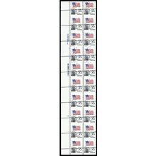 1894, MNH 20¢ Misperforated Freak Error Part Perfin Block of 20 - Stuart Katz