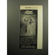 1957 Marcel Franck Atomizer Advertisement