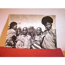 KIKUYU PEOPLE, NYERI DISTRICT, KENYA, unused postcard RP=