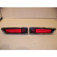 1970 71 DODGE CHALLENGER RED MARKER LIGHTS #3403476 3403477 OEM