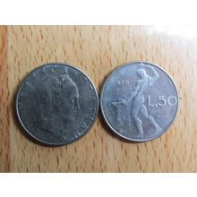 Italy 1979 100 Lire Coin (Mint ERROR) Date No1 Missing