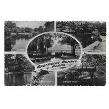 Sheffield's Bonnie Parks, Multiview RP Postcard.