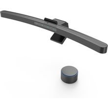 ONWAY Curved Monitor Light Bar with Wireless Remote, Auto-Dimming and Camera Bas