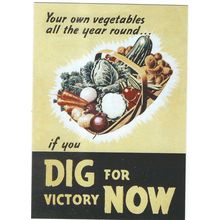 OPIE PUBLISHED WW11 DIG FOR VICTORY NOW INC UK POST