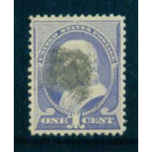 Used 212 1c Benjamin Franklin Fine M01404