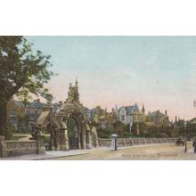 Watts Alms Houses Rochester Kent Antique Postcard