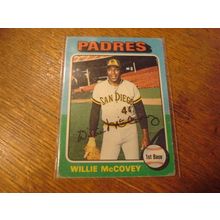 1975 Topps, WILLIE McCOVEY, #450, Padres, HOF