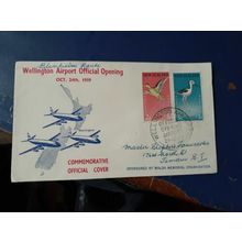 new zealand wellington airport opening blenheim route 1959
