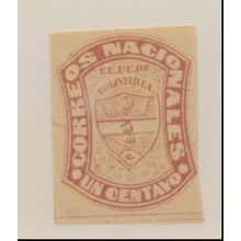 Colombia Stamp Scott #67, Unused, No Gum