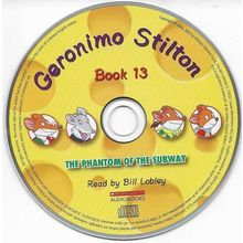 Audio Book on CD Geronimo Stilton Book 13 The Phantom of the Subway © 2004 Used
