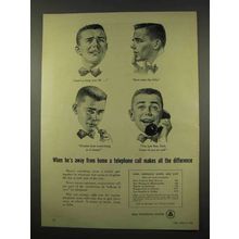 1956 Bell Telephone Ad - When Away From Home