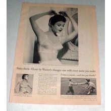1958 Warner's A'Lure Bra Ad - Every Move You Make!