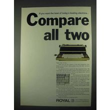 1967 Royal 660 Typewriter Ad - Compare All Two