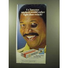 1975 Tareyton Cigarettes Ad - Fight