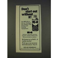 1977 WD-40 Lubricant Ad - Don't Start Out Without It