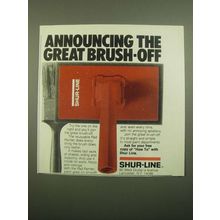 1980 Shur-Line Pad Painter Ad - Announcing the Great Brush-Off