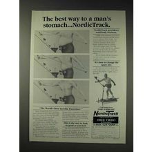 1991 NordicTrack Exercise Machine Ad - Man's Stomach