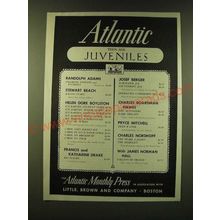 1947 Little, Brown and Company Ad - Atlantic Teen-age Juveniles
