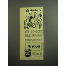 1948 Nescafe Coffee Ad - See what I've got