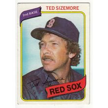 1980 Topps baseball card 81 Ted Sizemore – Red Sox