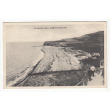 Clarach Bay and Beach Aberystwyth Postcard Cardiganshire ETW