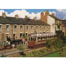 Newcastle Brown Ale Bus Tram Postcard