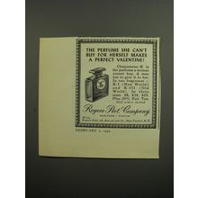 1952 Rogers Peet Chaqueneau-K Perfume Ad - The perfume she can't buy