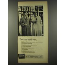1956 Rodex Coat Advertisement - Known the World Over